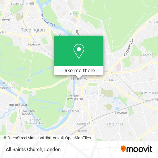 All Saints Church map
