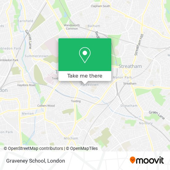 Graveney School map