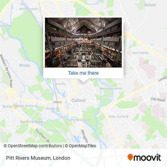 Pitt Rivers Museum map