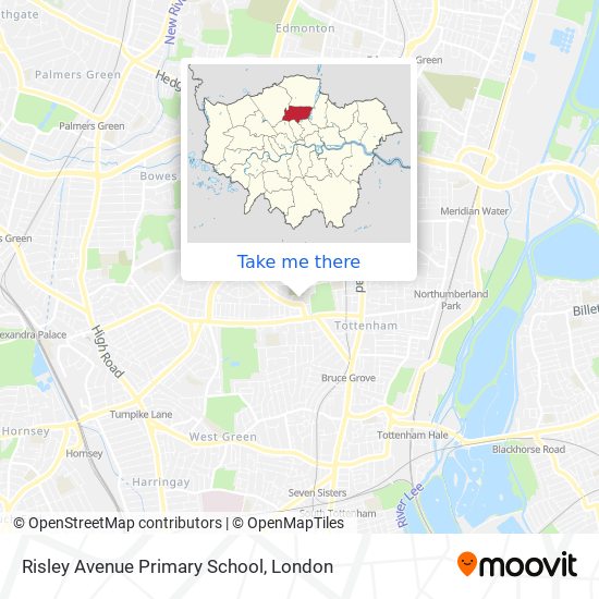 Risley Avenue Primary School map