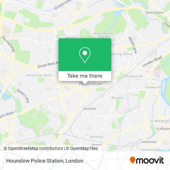 Hounslow Police Station map