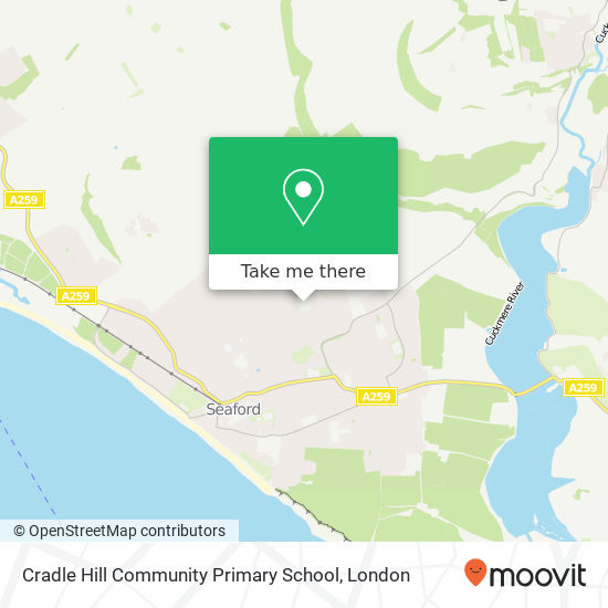 Cradle Hill Community Primary School map