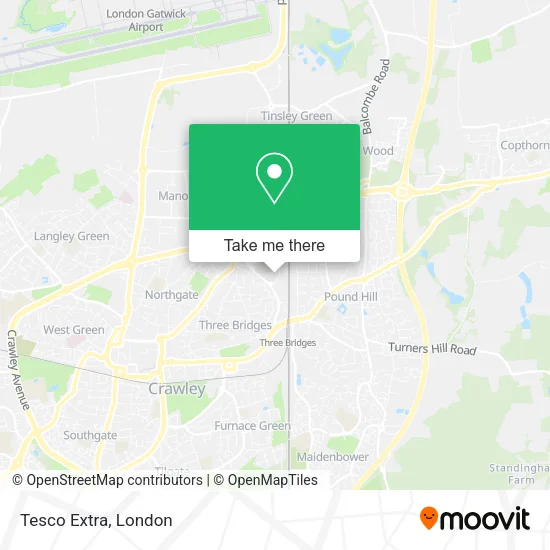 Tesco Extra map