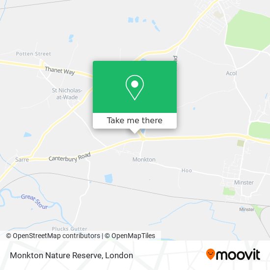 Monkton Nature Reserve map