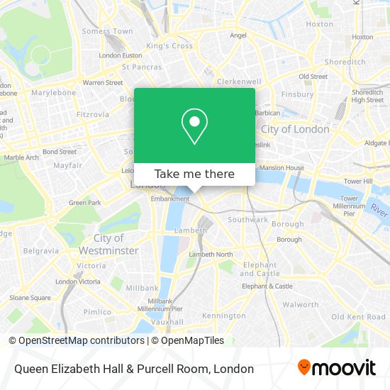 Queen Elizabeth Hall & Purcell Room map