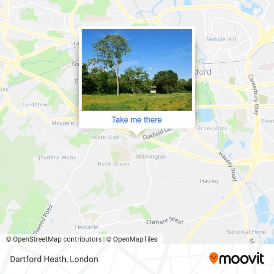 Dartford Heath map