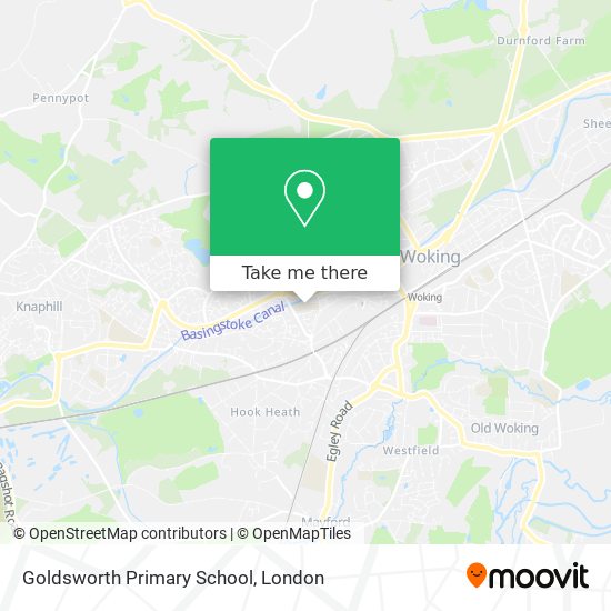 Goldsworth Primary School map