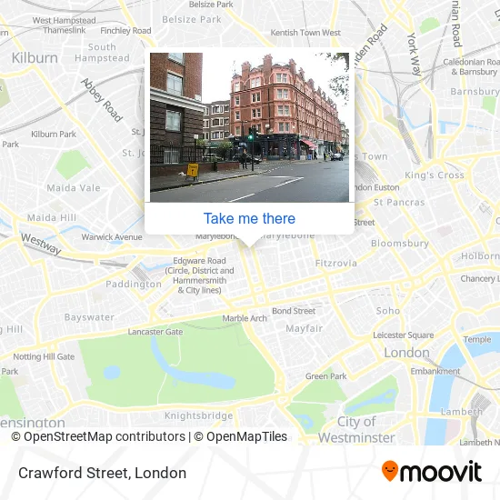 Crawford Street map