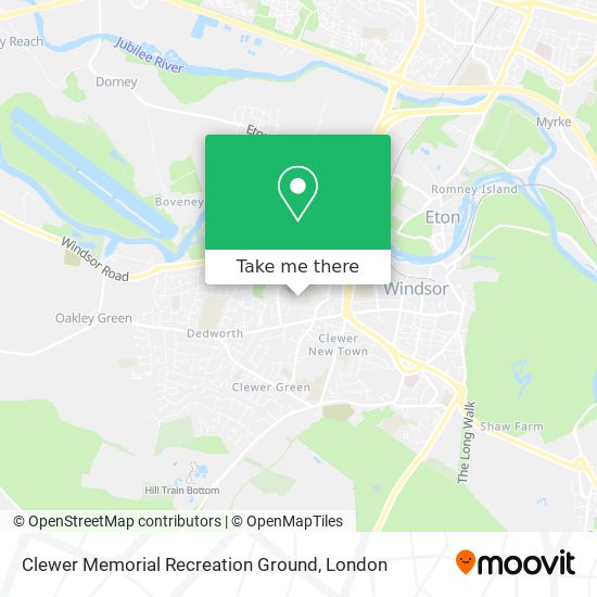 Clewer Memorial Recreation Ground map