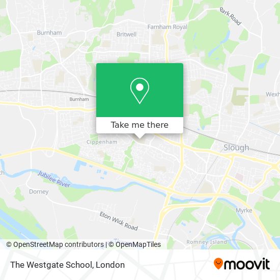 The Westgate School map