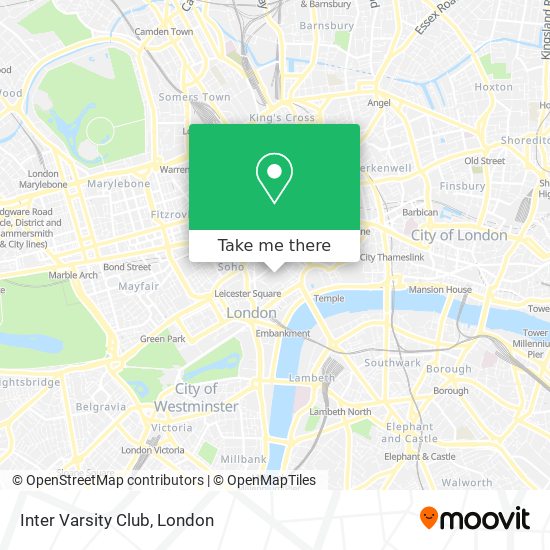 Inter Varsity Club map