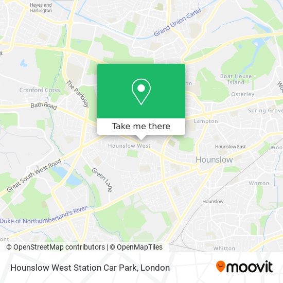 Hounslow West Station Car Park map