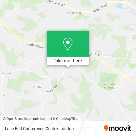 Lane End Conference Centre map