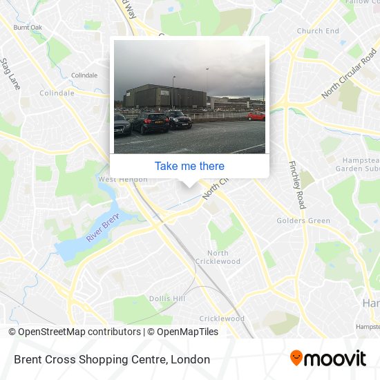 Brent Cross Shopping Centre map