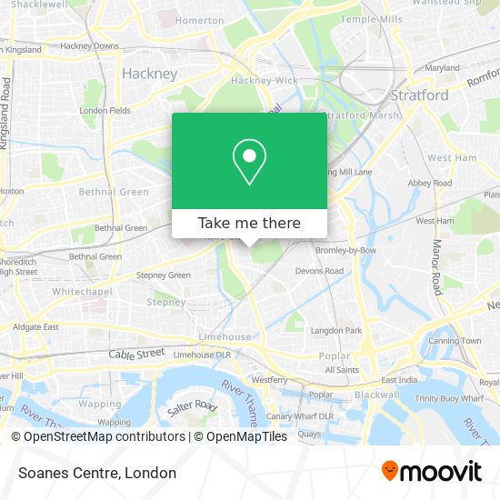 Soanes Centre map