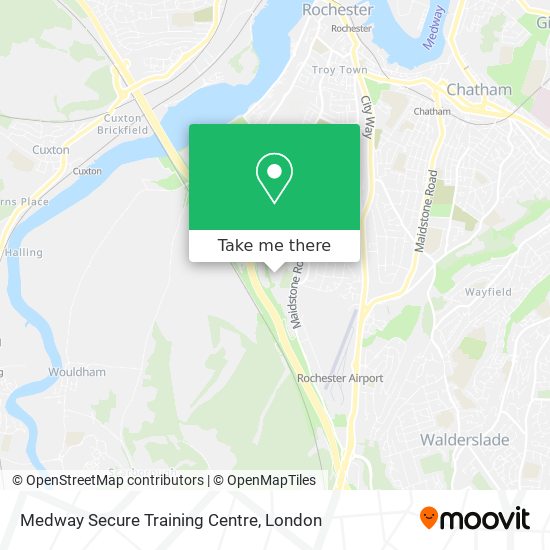 Medway Secure Training Centre map