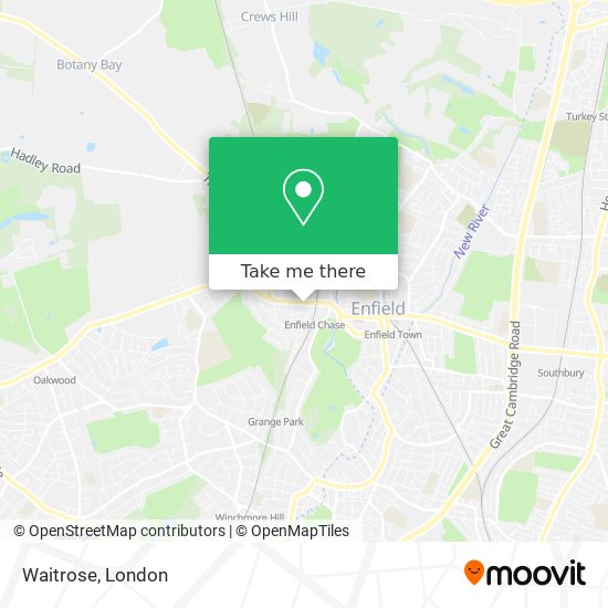 Waitrose map