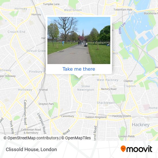 Clissold House map