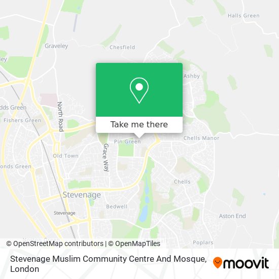 Stevenage Muslim Community Centre And Mosque map