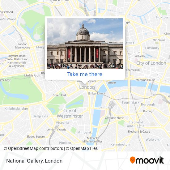 National Gallery map