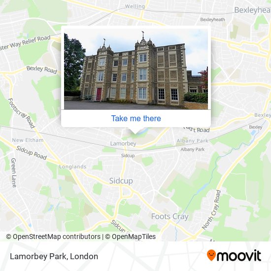 Lamorbey Park map