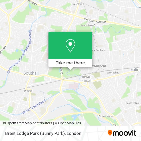 Brent Lodge Park (Bunny Park) map