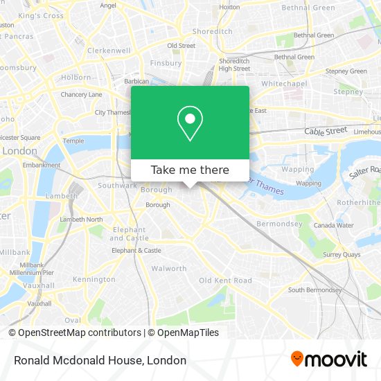 Ronald Mcdonald House map