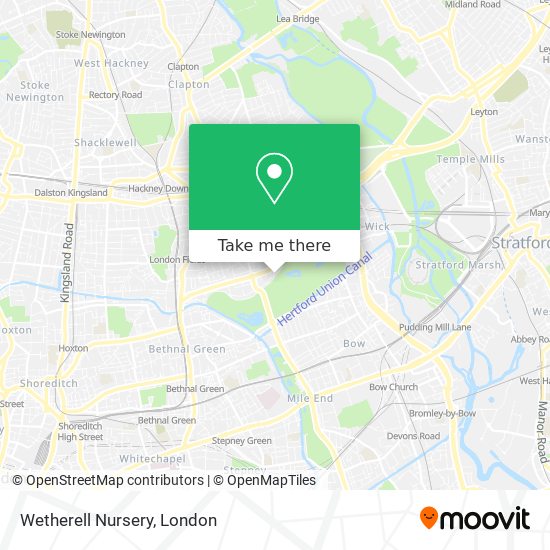 Wetherell Nursery map