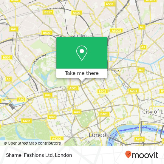 Shamel Fashions Ltd map