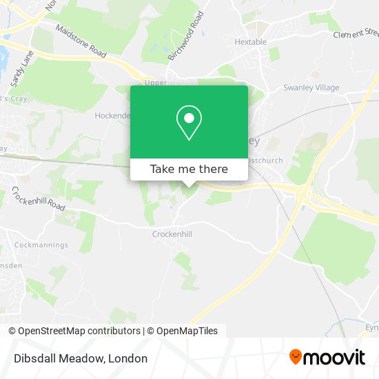 Dibsdall Meadow map