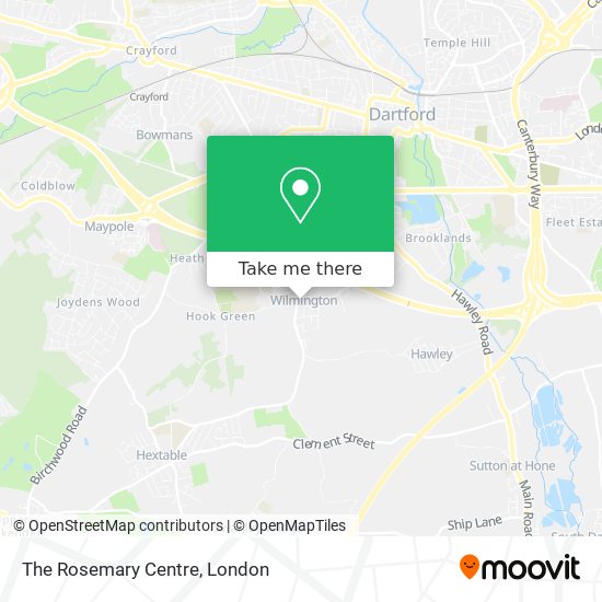 The Rosemary Centre map