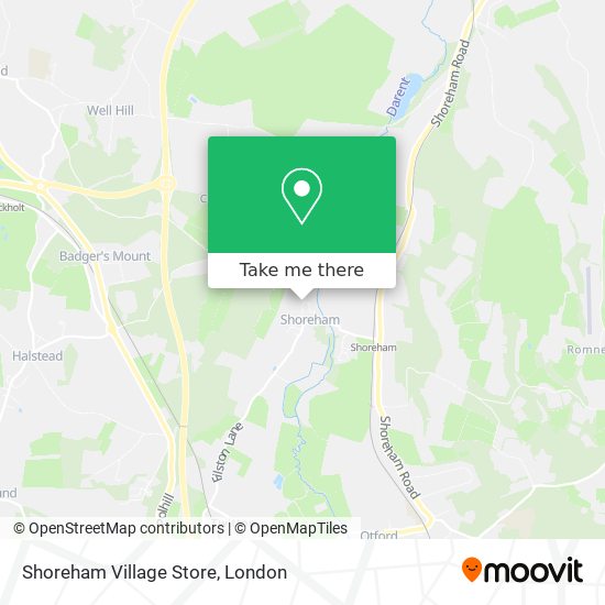 Shoreham Village Store map