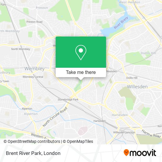 Brent River Park map