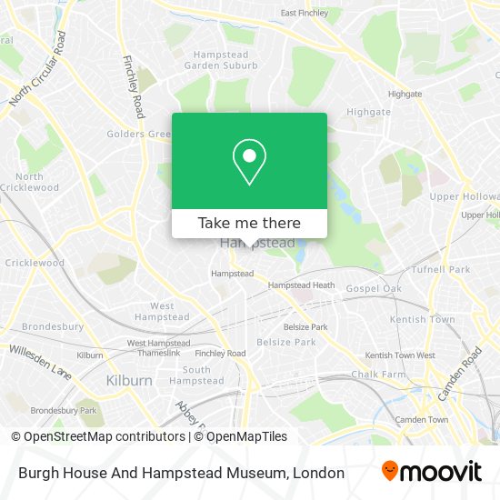 Burgh House And Hampstead Museum map