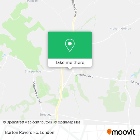 Barton Rovers Fc map