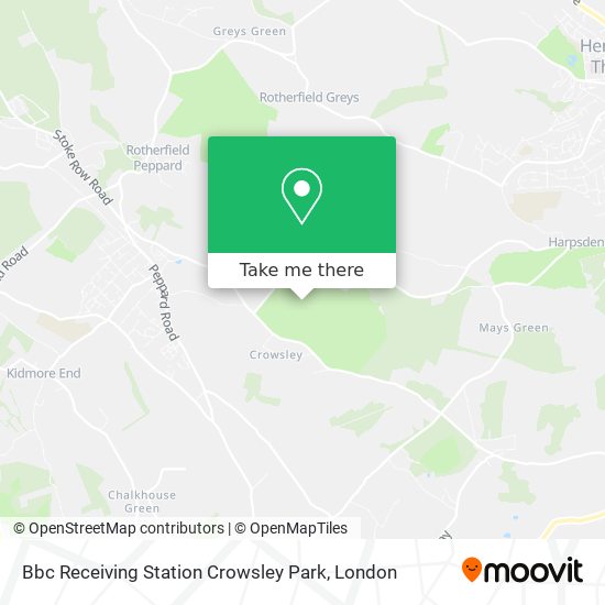 Bbc Receiving Station Crowsley Park map