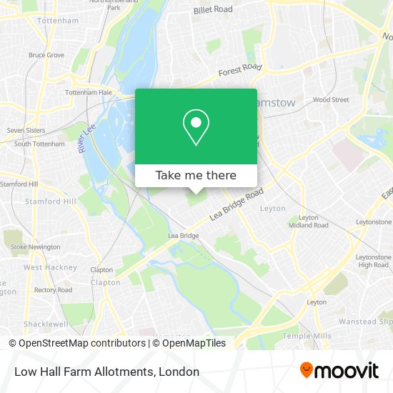 Low Hall Farm Allotments map