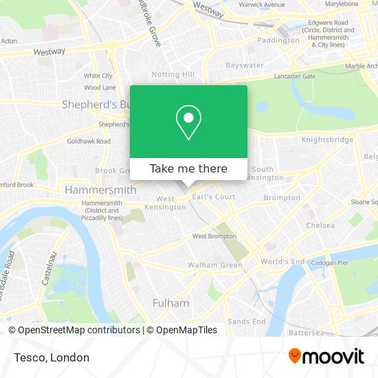 Tesco map
