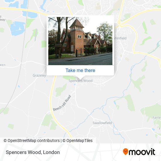 Spencers Wood map