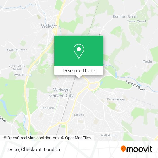 Tesco, Checkout map