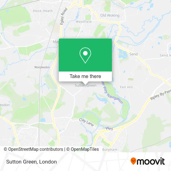Sutton Green map