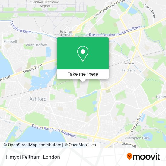 How to get to Hmyoi Feltham by bus, train or Tube?