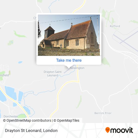 Drayton St Leonard map
