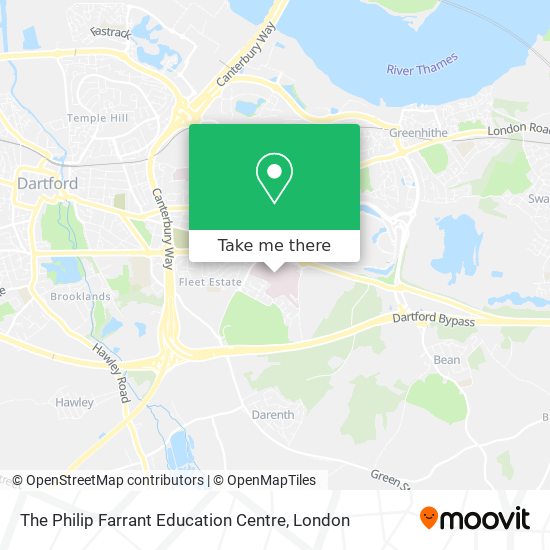 The Philip Farrant Education Centre map