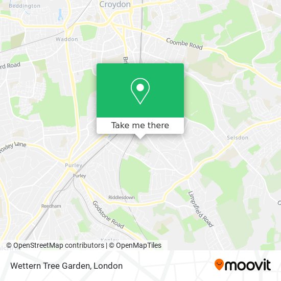 Wettern Tree Garden map
