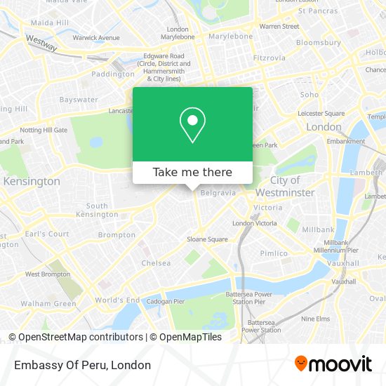 Embassy Of Peru map