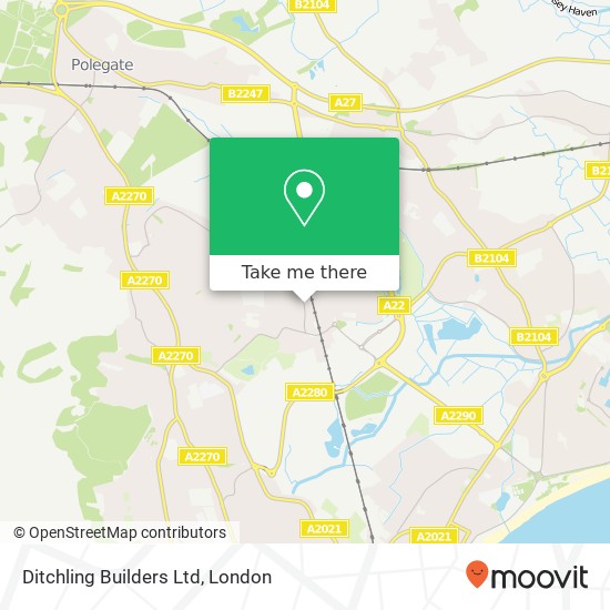 Ditchling Builders Ltd map