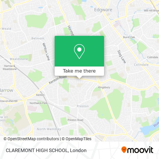 CLAREMONT HIGH SCHOOL map