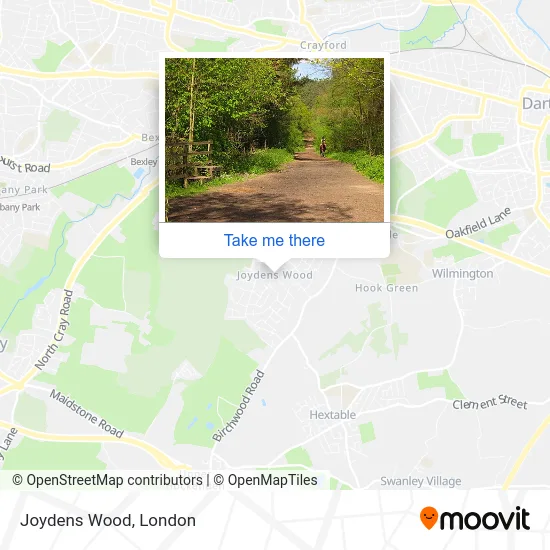 Joydens Wood Walking Map How To Get To Joydens Wood In Dartford By Bus Or Train?