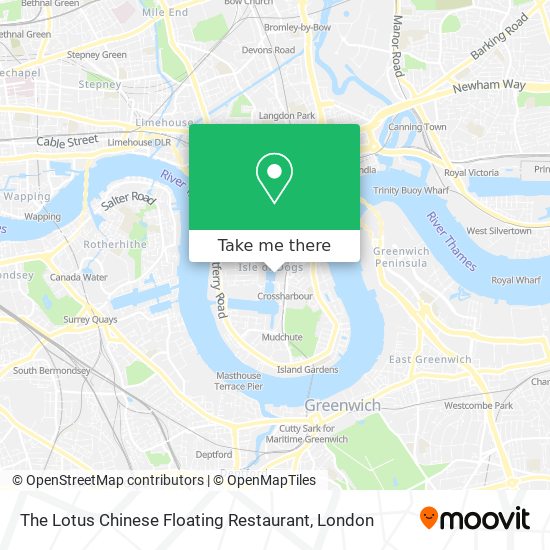 The Lotus Chinese Floating Restaurant map
